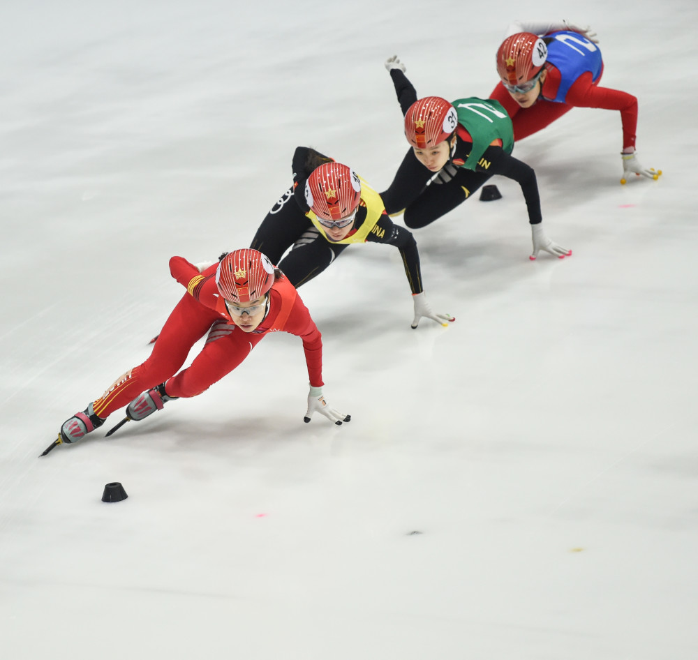 (体育)短道速滑—全国冠军赛:女子3000米接力决赛赛况