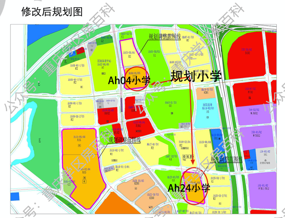 ah片区控规图 重庆市规划局在今年3月份公示了一条西永组团ah分区的