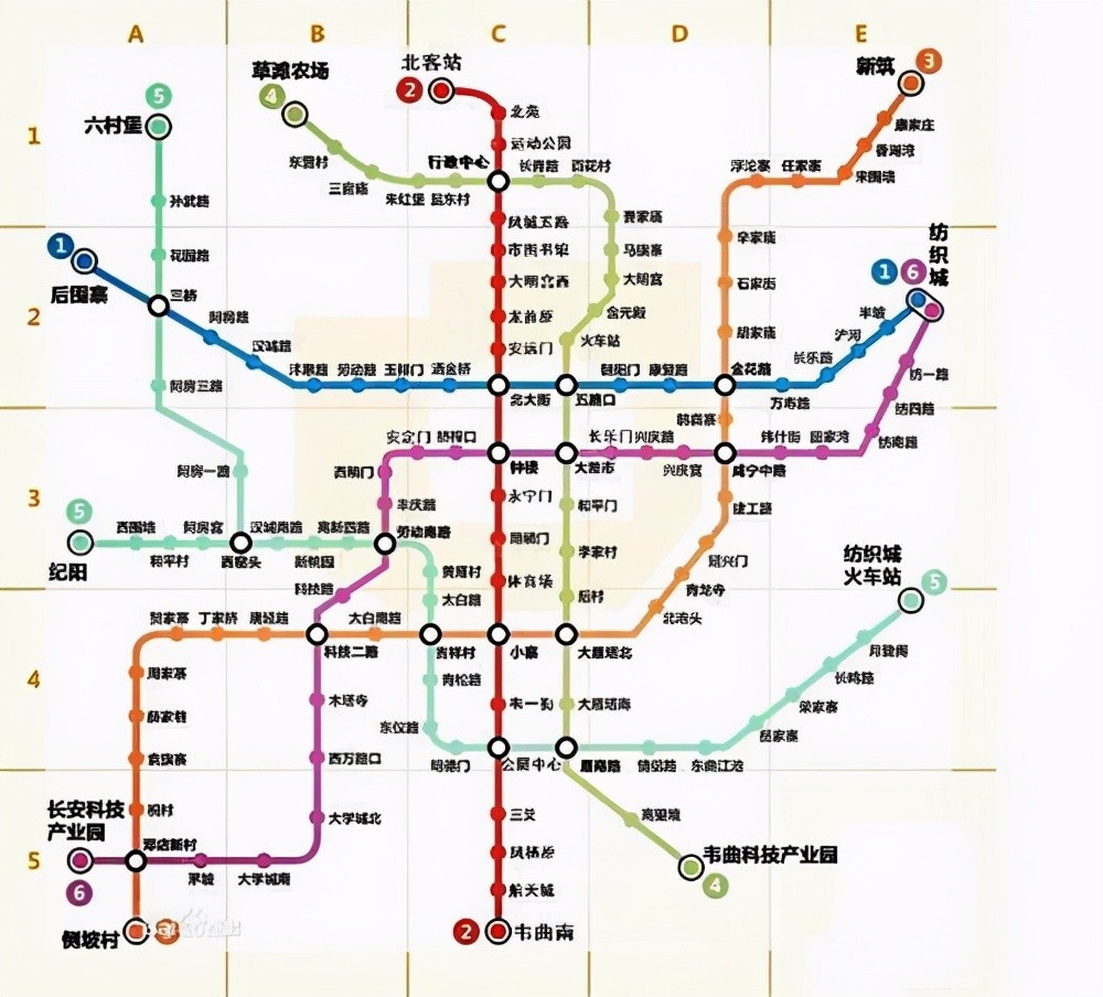 西安地铁将形成12条线路运营,远景线网总长约986公里