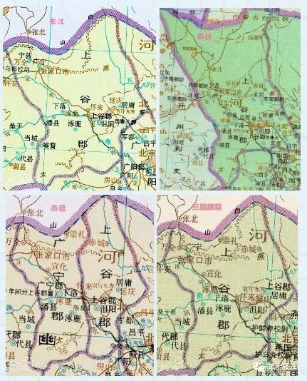 后来当我看到隋朝的上谷郡辖区域图时,我当时就激动了.