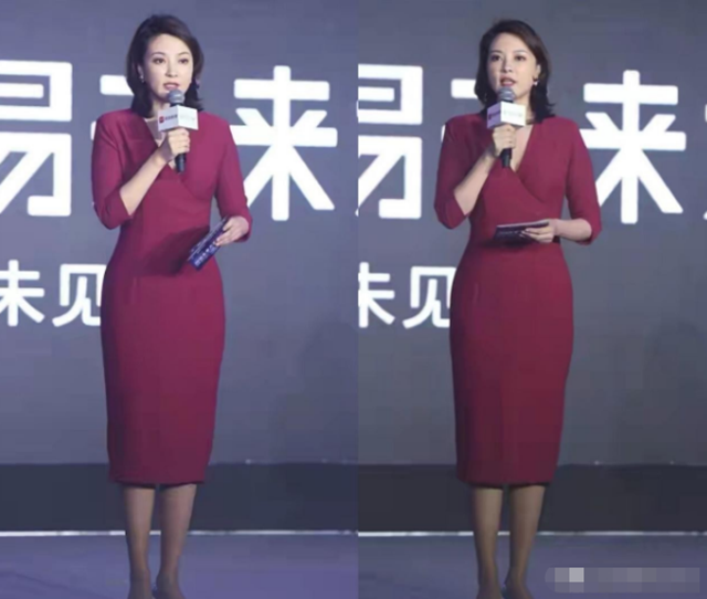 央视主持刘芳菲气质佳,穿搭也一流,40 的女性这样穿特时髦