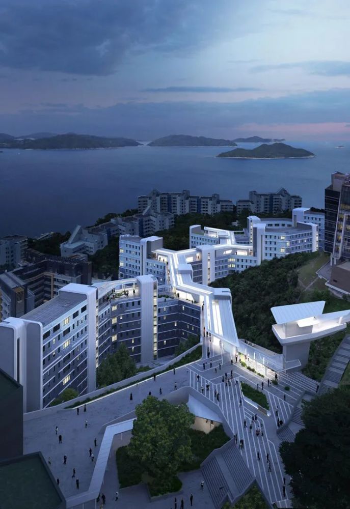 扎哈事务所新作香港科技大学海景宿舍冠绝香港高校