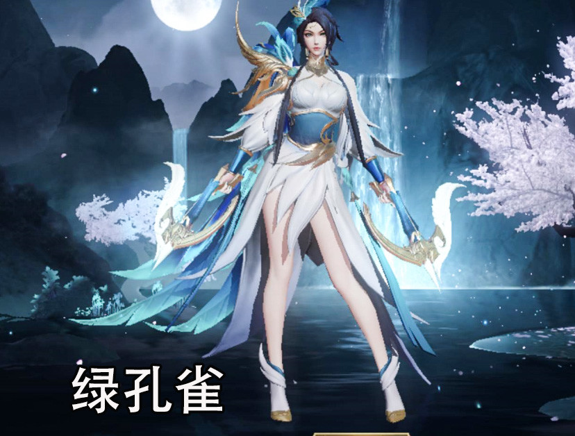 虞姬v8传说皮肤曝光蓝发黑衣超美又添一位双传说英雄