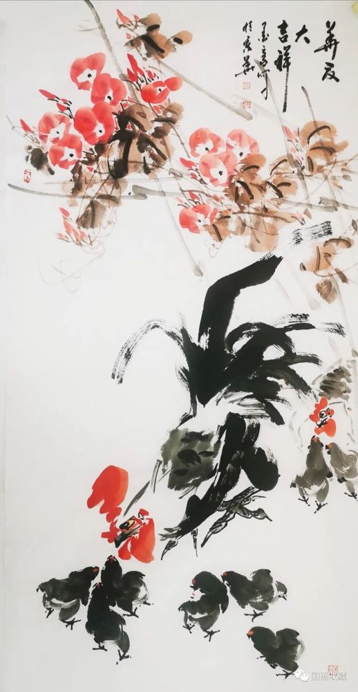 墨豪画鸡作品选