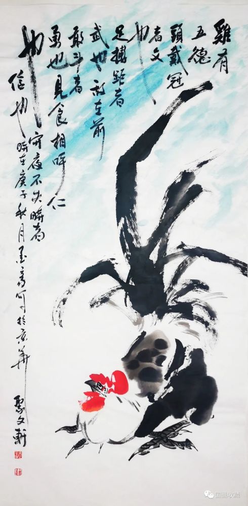 墨豪画鸡作品选_腾讯新闻