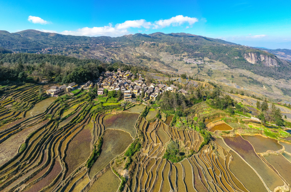 我们入住在元阳胜村,安排了2天加一个早上的参观拍摄,景点有多依树看