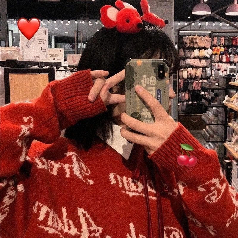 女生头像女孩子头像红红火火新年新气象