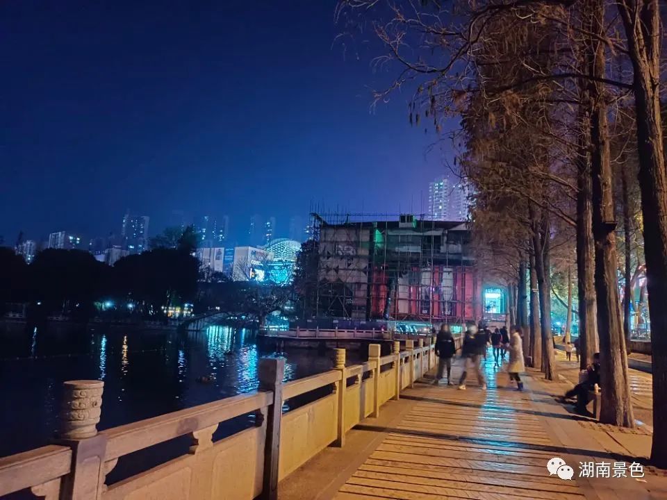 湖南郴州北湖夜景