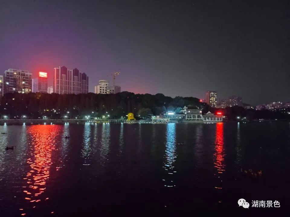 湖南郴州北湖夜景