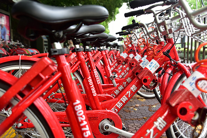 杭州公共自行车可免押金租用:实名认证,在杭市民,游客