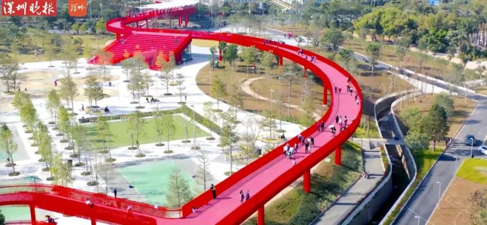 占地403万m,超长"红飘带"!一起打卡深圳网红公园