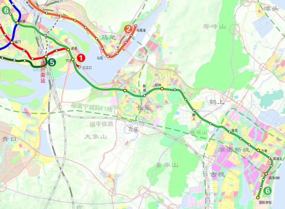 福州年内将开通地铁6号线动建马尾地铁5号线有望轨通