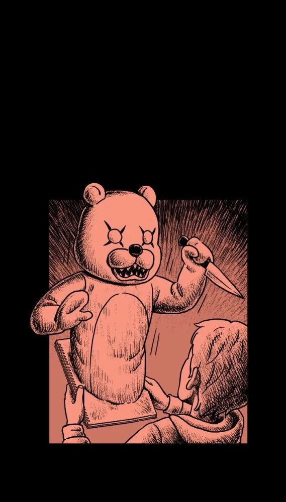 人性恐怖故事漫画之变态杀人熊!