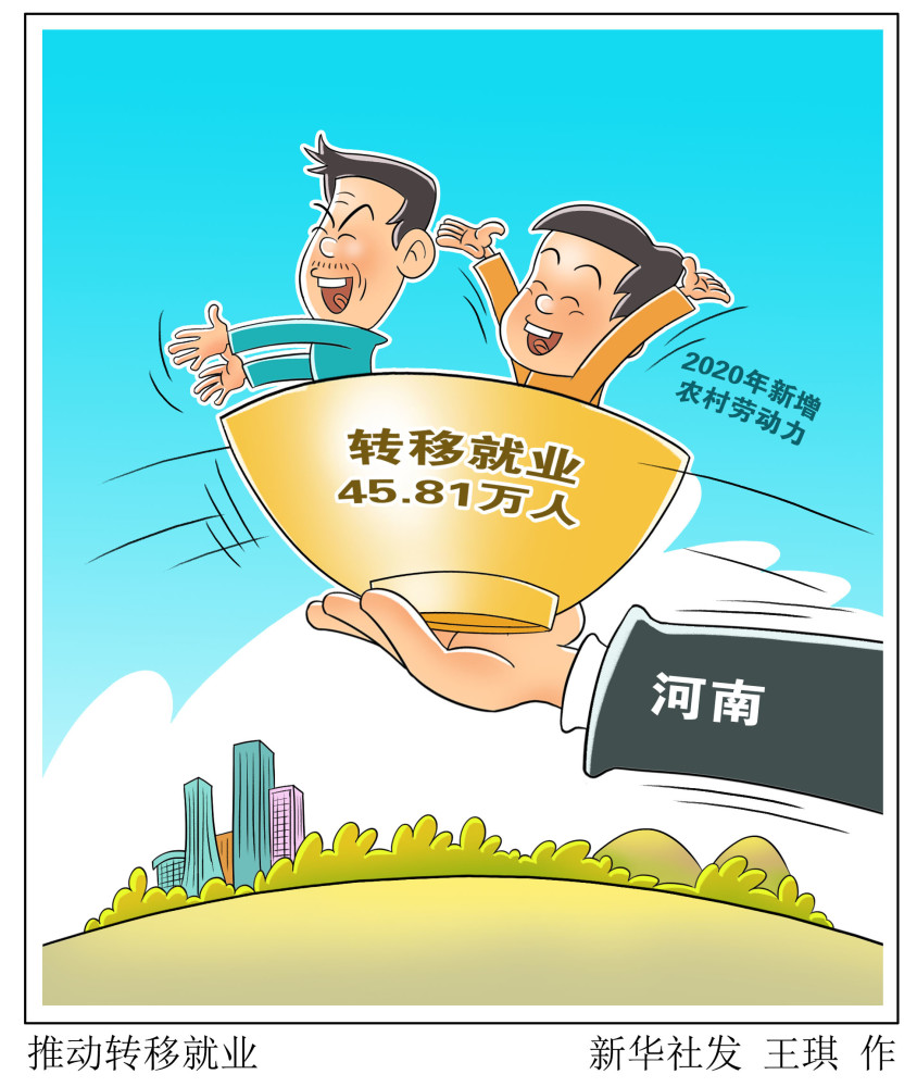 (图表·漫画)【社会】推动转移就业