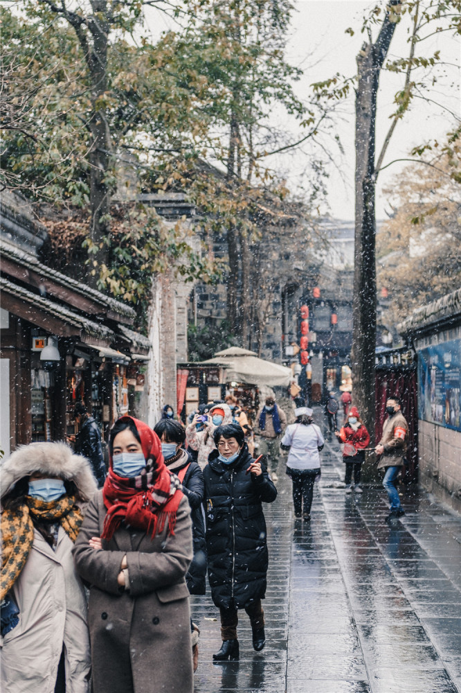 成都下雪,遇见武侯