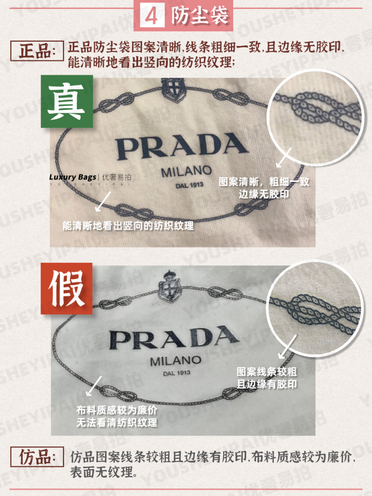 奢侈品鉴定|虞书欣杨幂的同款prada hobo包真假对比篇|鉴定干货