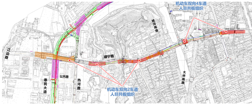 建宁西路过江通道南接线本月开工 交通出行请注意!