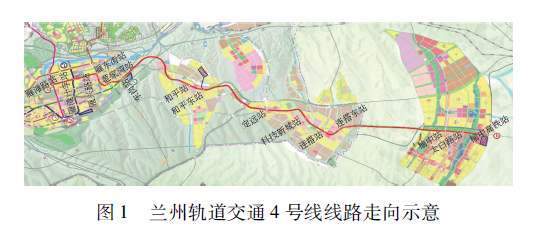 兰州市轨道交通规划:1号线,2号线,3号线,4号线,5号线