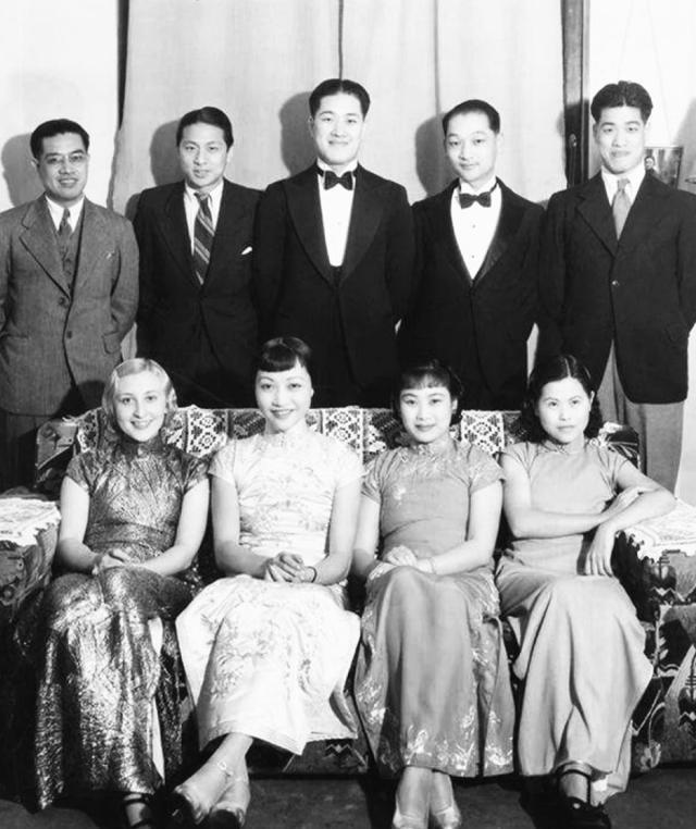 老照片图1男人化的川岛芳子图7张灵甫漂亮遗孀真实长相