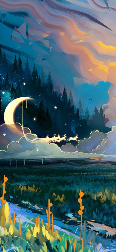 壁纸第一弹高清无水印全屏壁纸竖屏版风景可爱人物文字