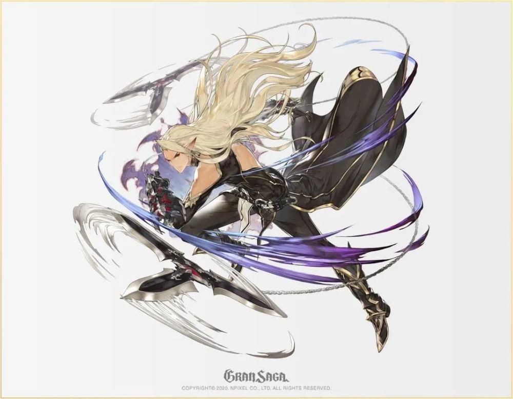 【绘画参考】韩国手游《gran saga》的角色设计图(角色设计参考)