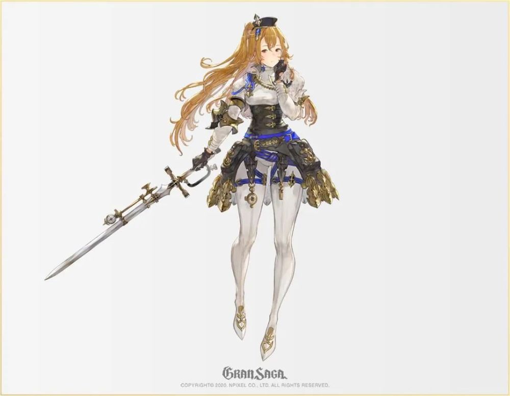 【绘画参考】韩国手游《gran saga》的角色设计图(角色设计参考)