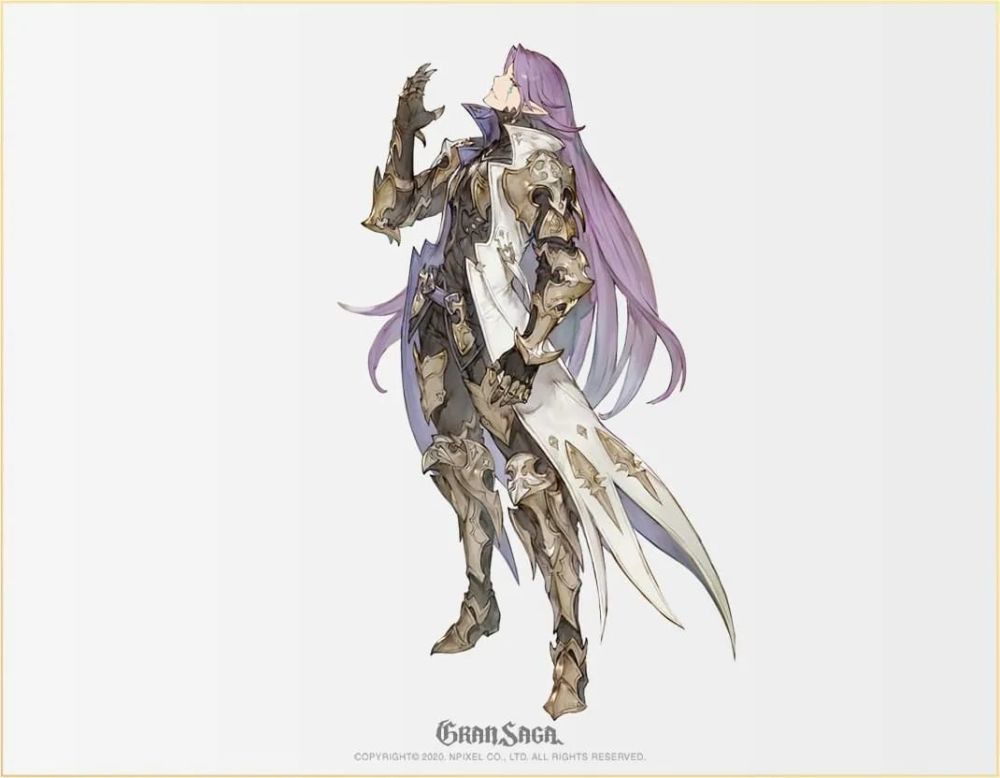 【绘画参考】韩国手游《gran saga》的角色设计图(角色设计参考)