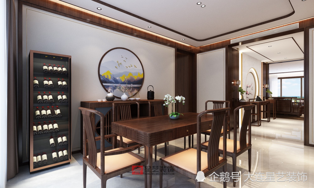 大连桃源里新中式风格装修设计,美出新高度