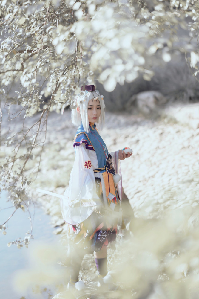 阴阳师—雪童子 雪女cosplay