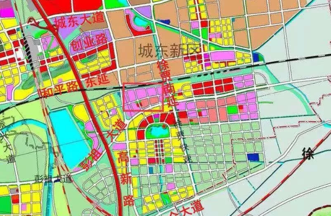 当时徐州医科大学新校区选址范围在东湖新城,具体在彭祖大道以北,嘉治