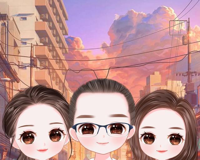 2021家庭头像,一家三口,四口微信头像,亲子头像合集