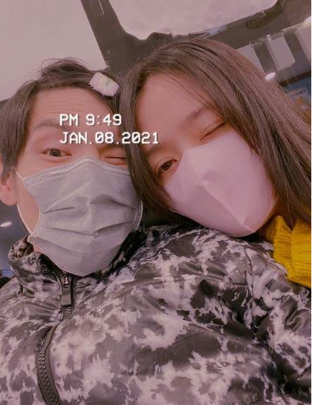 两人口罩女头_戴口罩头像女(3)