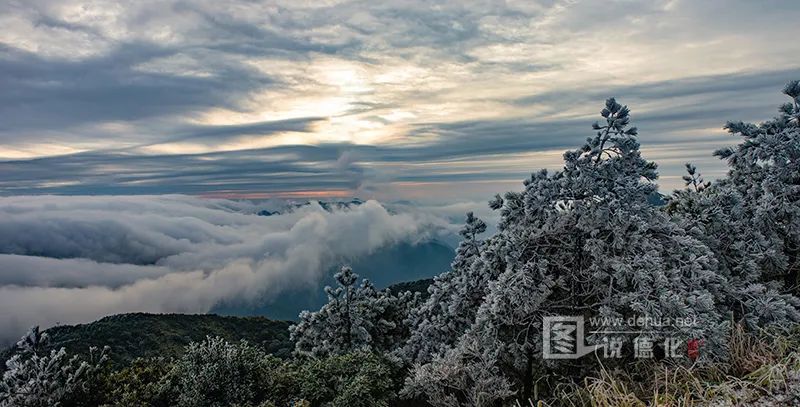 德化石牛山雾凇云瀑奇景!宛如天宫仙境,美不胜