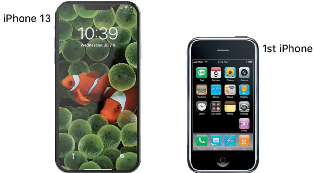 iphone13概念图:致敬乔布斯的经典设计,初代iphone升级版