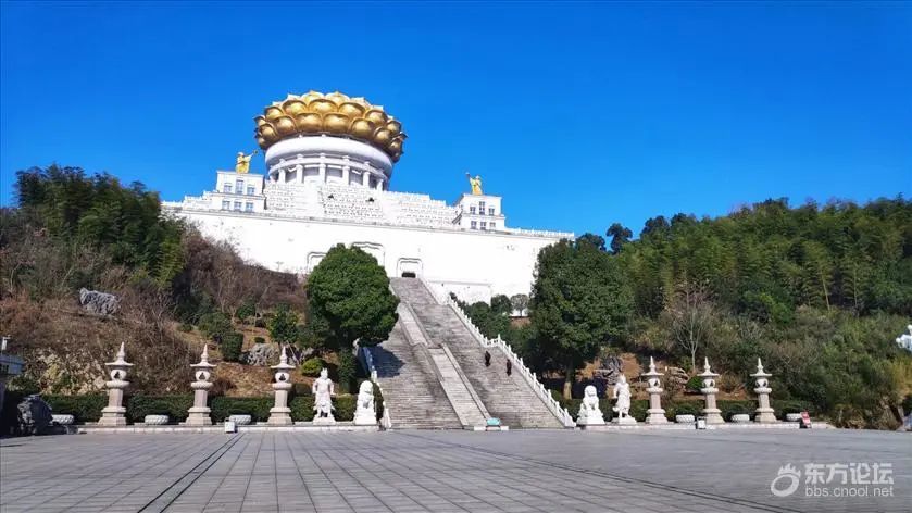 宁波网友走绍兴兜率天宫这是天界的景象吗