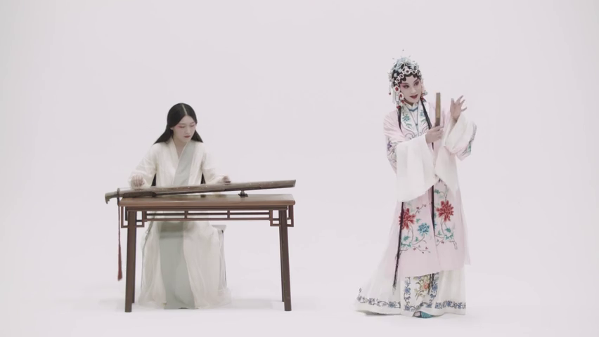 古琴和昆曲演绎《牡丹亭·皂罗袍,花开并蒂,清雅脱俗,使听者养心,赏