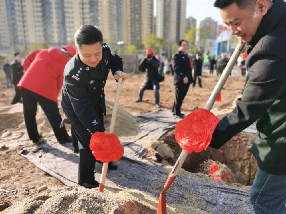 荷塘分局举行桂花派出所业务技术用房开工仪式