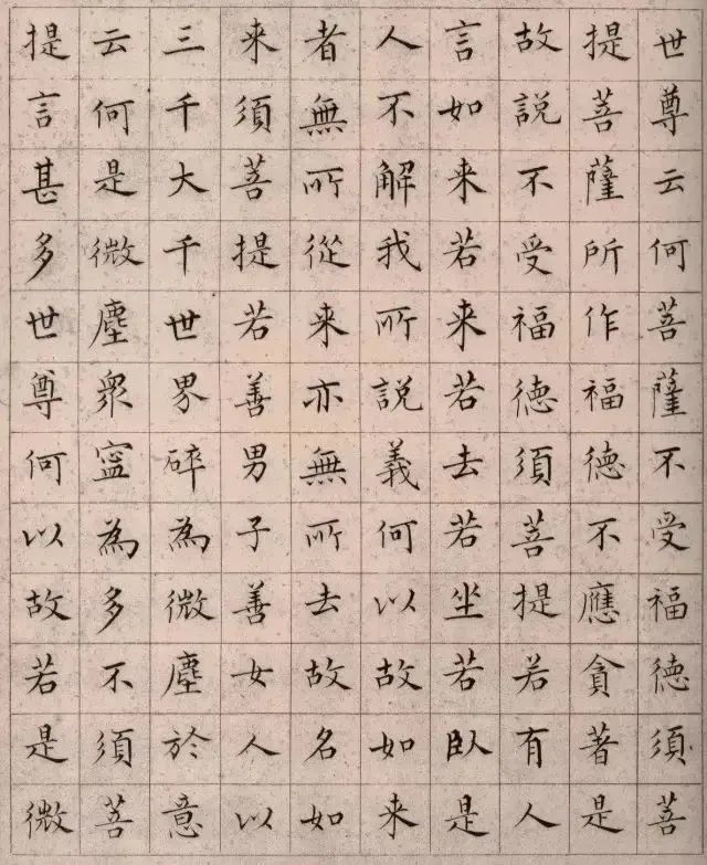 【博闻强识】溥儒小楷《金刚经|沉密神采,如对至尊!