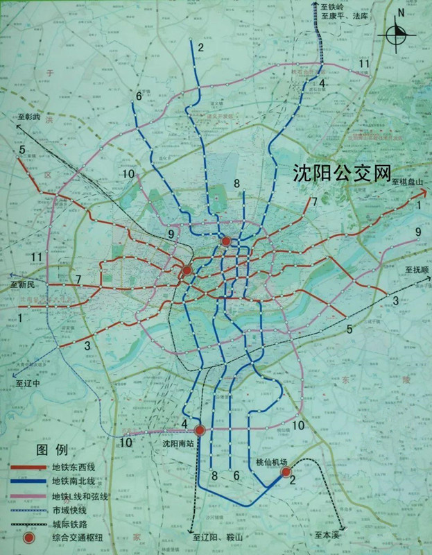 沈阳地铁6号线串联了首府新区,北关,中街方城,南塔,曹仲,满融,苏家屯