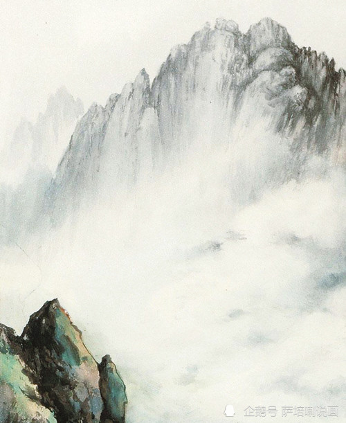 云海仙境,登峰造极,黄幻吾绘《天都峰》