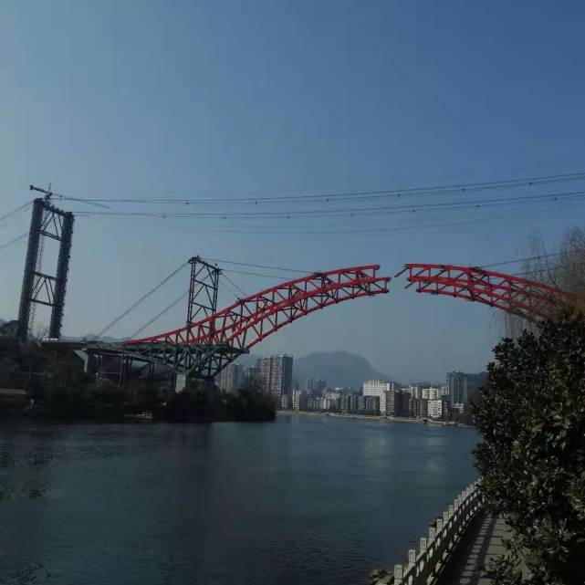 长阳清江又将有一座大桥合龙