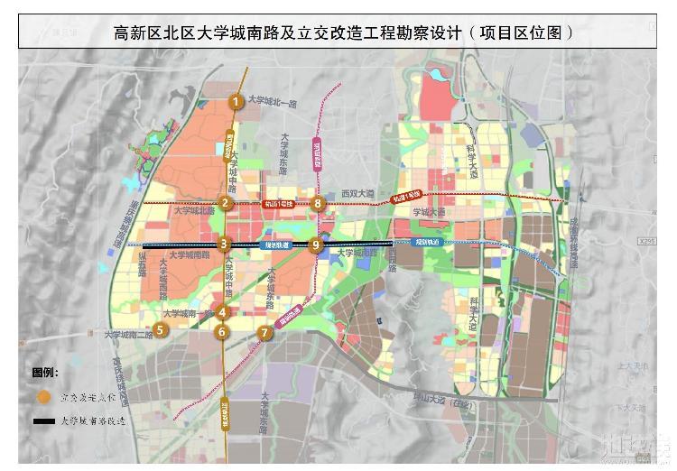 畅通区域路网,重庆高新区北区将建9座立交桥