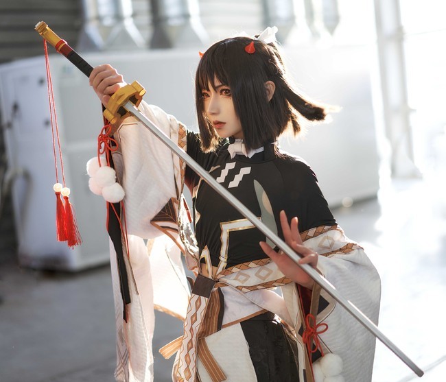 阴阳师手游cosplay正片图赏天剑韧心鬼切