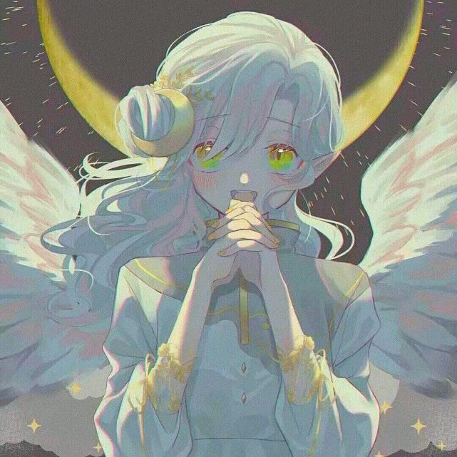【头像】抱月少女,也曾是少年的白月光
