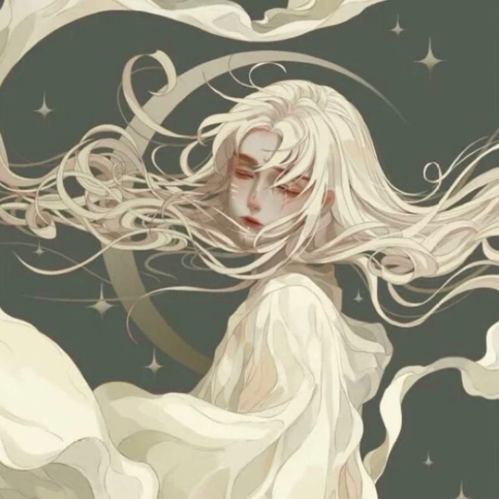 【头像】抱月少女,也曾是少年的白月光