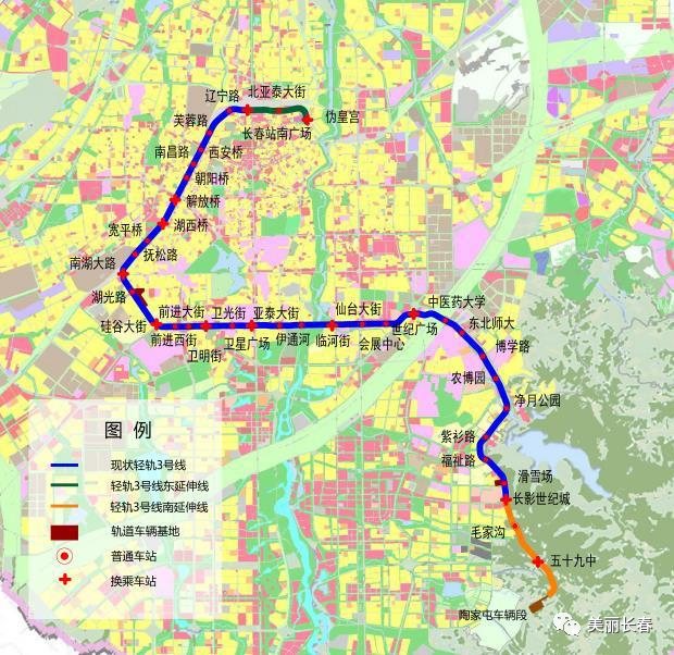 长春轨道交通3号线南延和空港9号线,预计今年7月齐开工