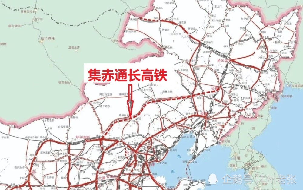 千亿高铁串联蒙冀吉,时速250公里,沿线5市经过你家乡吗?