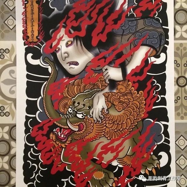《传统》——老传统纹身刺青/版画