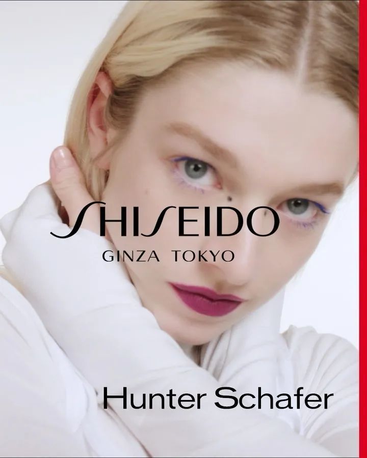 hunter schafer 出生于1999年,所以这也让她成为了资生堂历史上最年轻