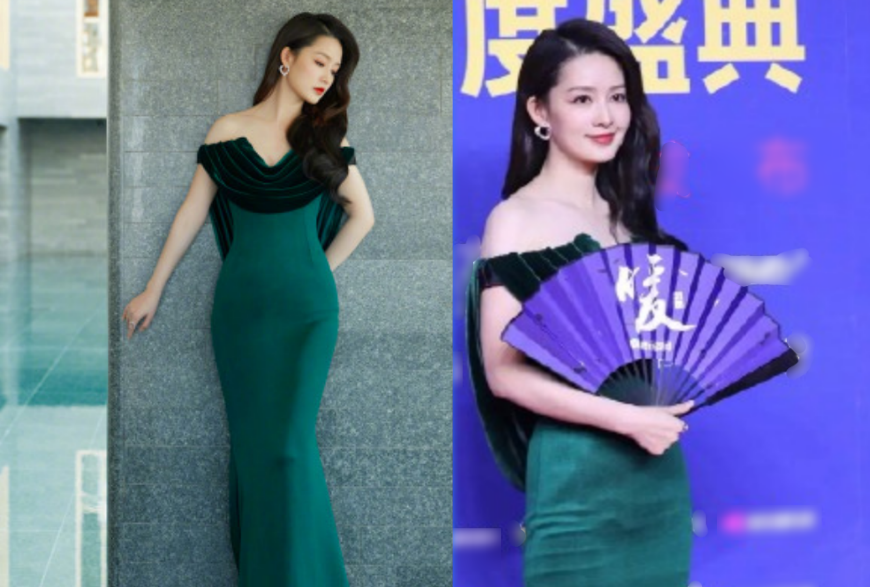 李沁走红毯生图流出无美颜下真实颜值很好看可肚腩遮不住了